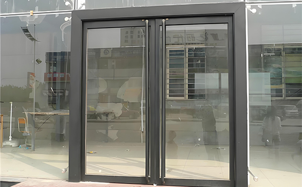 镇巴玻璃地弹门