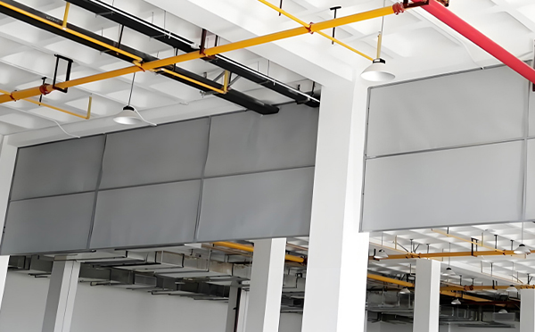 商场防烟分区常闭节点:镇巴挡烟垂壁高度与控制器接线图解 商场防烟分区常闭节点:镇巴挡烟垂壁高度与控制器接线图解